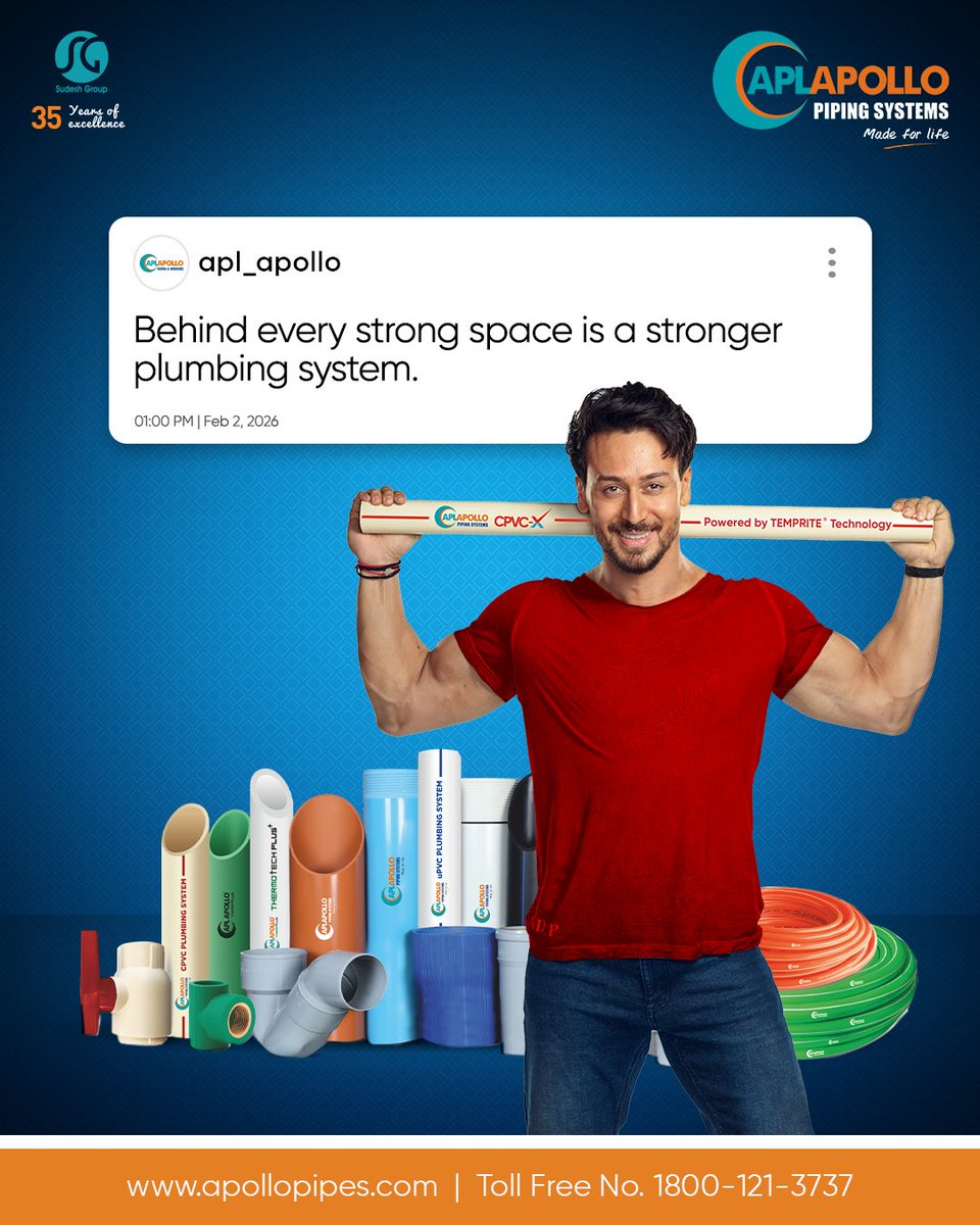Apollo Pipes LTD tweet media