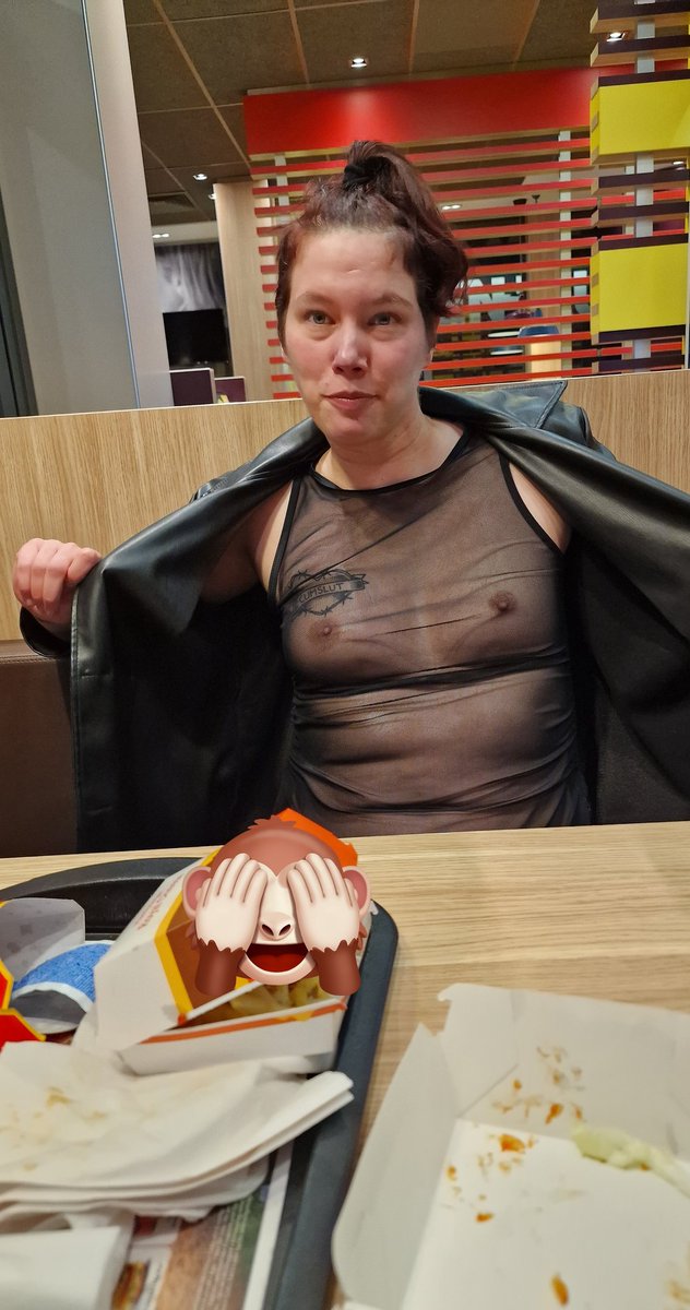 Nach dem PK-Besuch bekommen auch #Cumsluts manchmal Lust auf was zu essen