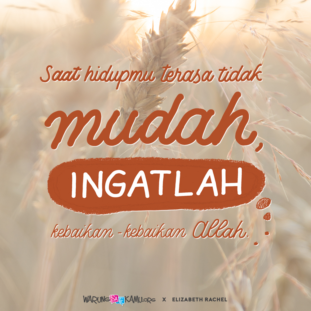 warungsatekamu's tweet image. Ya Allah, gunung batu dan perisaiku, hari ini aku memilih untuk menanggalkan kesedihanku dan bernyanyi tentang kasih setia-Mu.

Kontribusi oleh Elizabeth Rachel Soetopo.

#WarungSaTeKaMu #dailyquote #christianart #handlettering #rohanikristen #saatteduh #santapanrohani #renungan