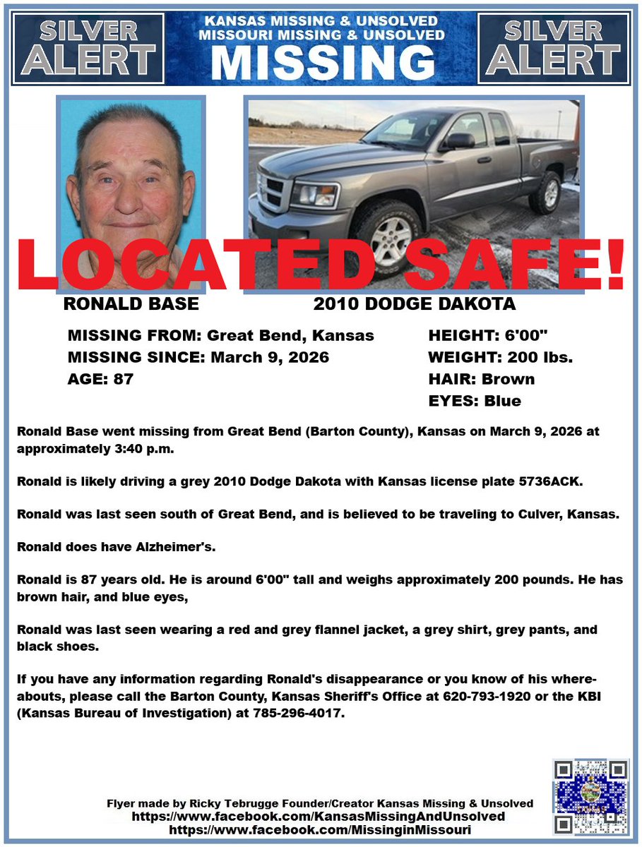 KS Missing&Unsolved - Ricky Tebrugge - FDR/CREATOR tweet media