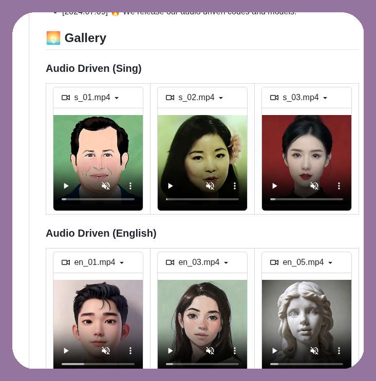 tom_doerr's tweet photo. Generates portrait animations from audio and landmarks

https://t.co/zhQf9xwkIf https://t.co/Z9VRKzuP7V