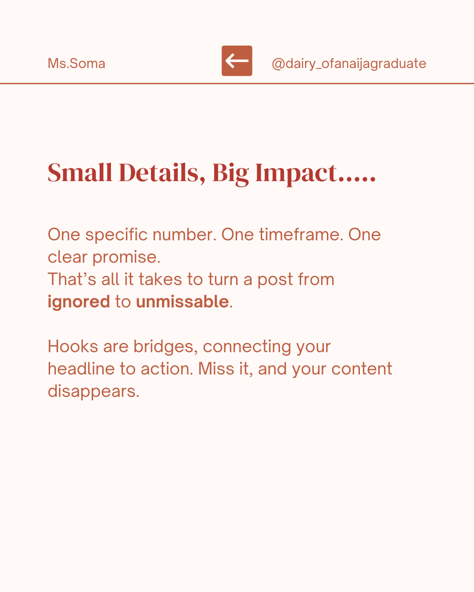 LadyPrena's tweet image. Your headline may stop the scroll.
But your hook decides if people stay.

Bad hook → scroll.
Good hook → curiosity.
Great hook → conversion.

#copywriting 
#copywriters
