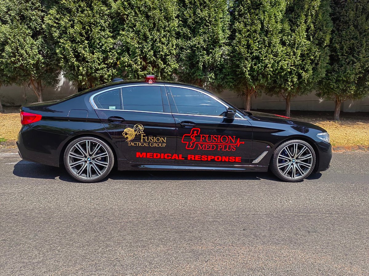 Then there is this company Fusion Med Plus. I hope Adv Chaskalson asks about this? This luxury car is involved in medical response?