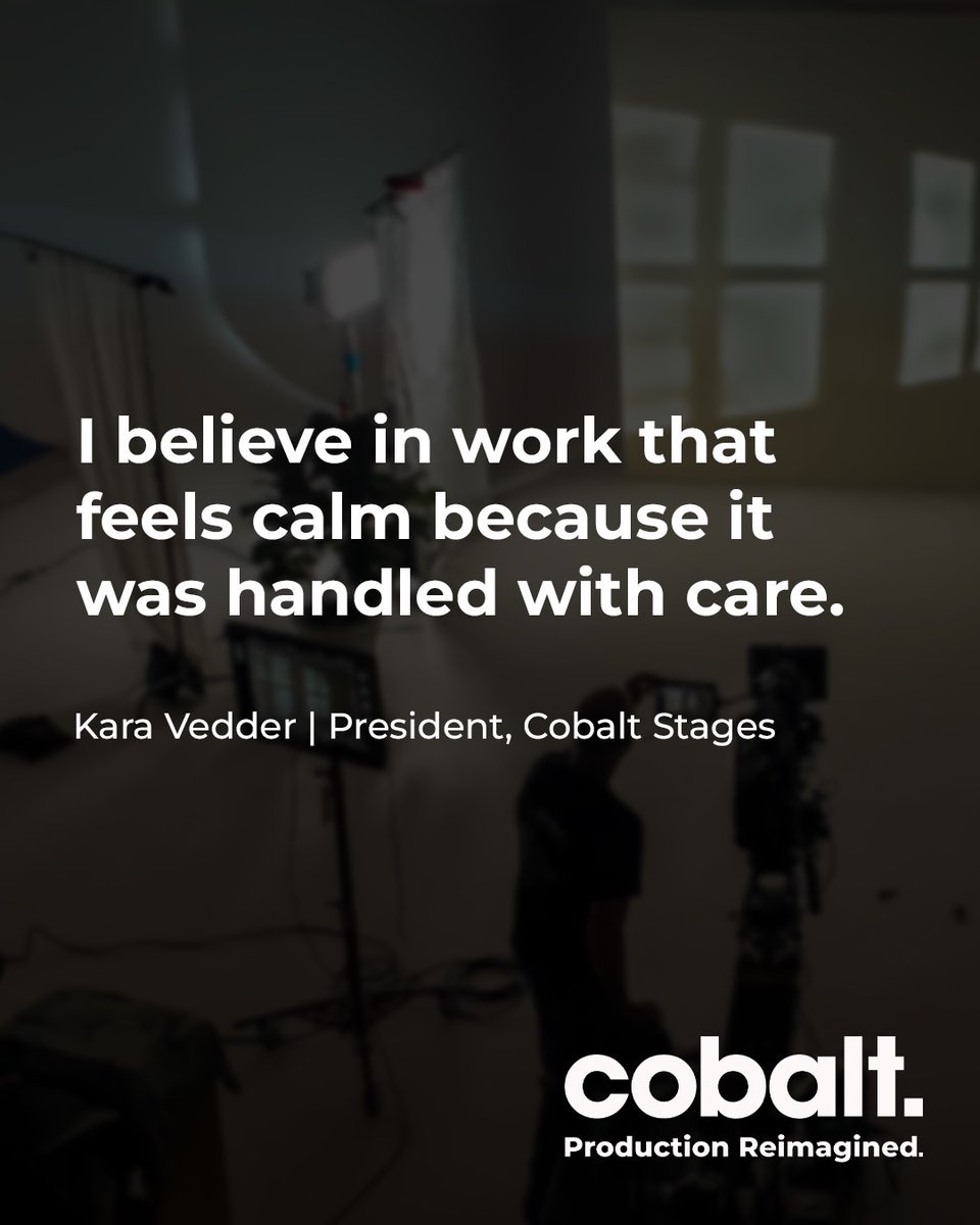 CobaltStages's tweet image. Starting Monday the Cobalt way: grounded, thoughtful, and production-ready!

#CobaltStages #ProductionReimagined #FilmProduction #VirtualProduction #Soundstage