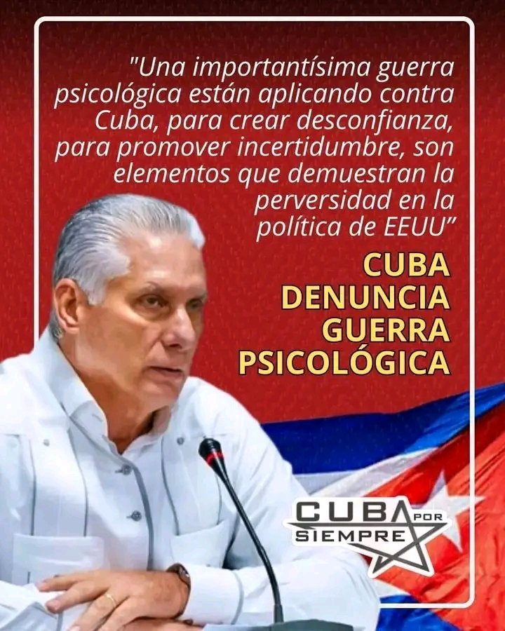 Durante más de 66 años los EEUU ha intentado saborear y destruir a la Revolución Socialista Cubana, han fracasado ante tanto odio y fanatismo imperialista. Cuba ha derrotado a la potencia nuclear de los EEUU, el Socialismo perdurará por siempre. 
#CubaVencerá