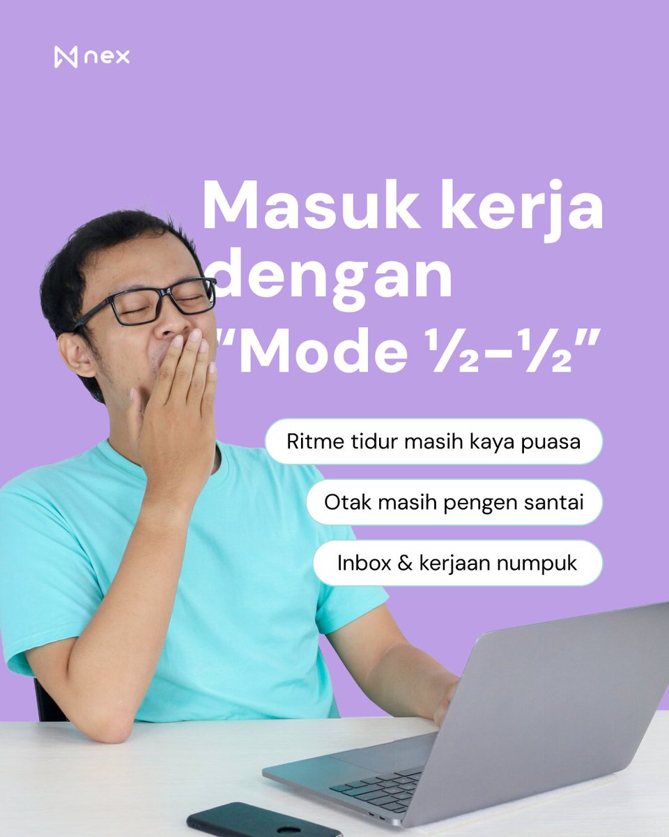 nex_app's tweet photo. Ini beberapa fenomena yang sering terjadi setelah Ramadan dan Idul Fitri. Gimana? Setuju gak?

#nexapp https://t.co/LtOmqeHn5G