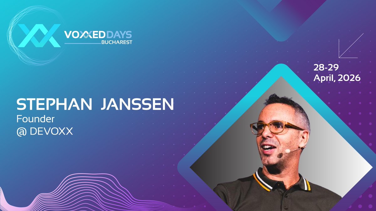 Voxxed Days Bucharest (April 28-29, 2026) tweet media