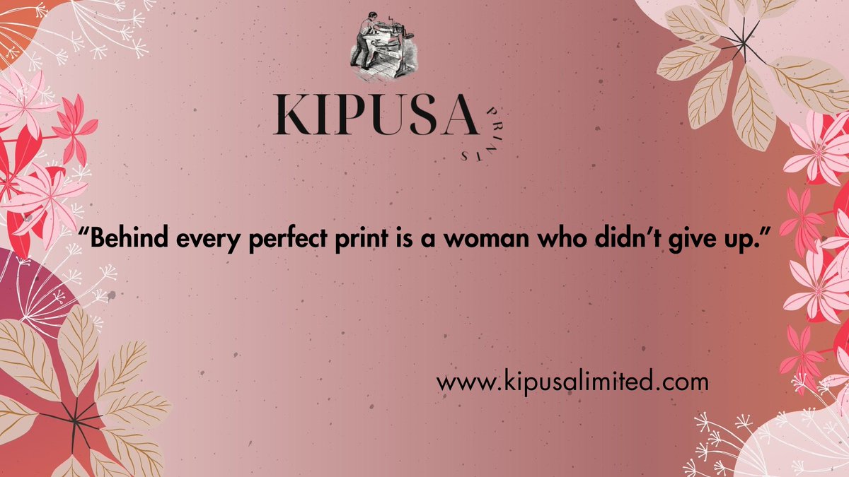 KsCopyShop1's tweet image. Behind every bold move is a woman who showed up prepared 📄✨
Preparation is power.
Her dreams aren’t blurry.
Neither are her prints 😉📄
#WomenPower #PrintSmart
#EmpoweredWomen #KipusaPrints