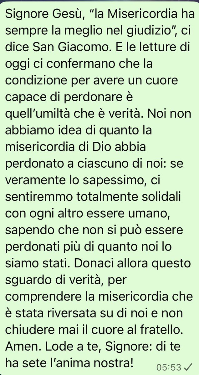 pregarelaparola's tweet image. #pregare la Parola di oggi: misericordiati misericordiare! 🫂 
#VangeloDiOggi #vangelodelgiorno