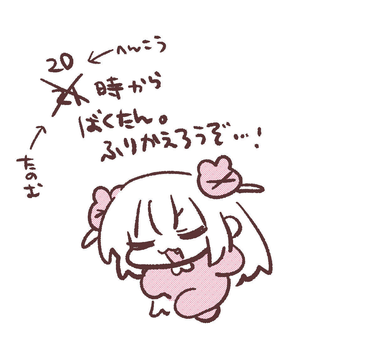 #名取がおはようする時絵がついてくる