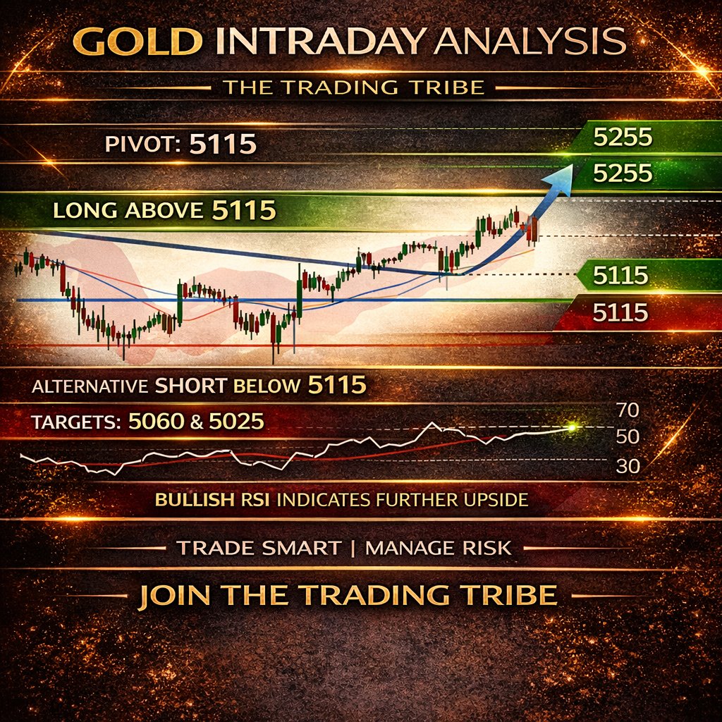Jennawalker247's tweet photo. Gold is holding strong above key support.

🟢 Above 5115 → Bullish bias
🎯 Targets: 5205 → 5255
RSI momentum supports further upside.

🚀 Join THE TRADING TRIBE for daily Gold signals &amp; analysis.
https://t.co/5r2SrvqJcp

#Xauusd_Buy #صايمون_امنون_مطمينون #عطور_فهد_الرويس https://t.co/4xRnKaRRxl