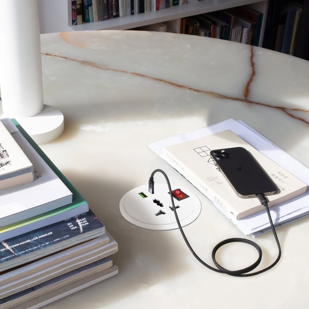 mx_electronics's tweet image. Zap into power mode! ⚡ The MX Power Grommet Series is here to jazz up your space with universal &amp;amp; Indian sockets, wireless charging, and turbo USB-A 3.0 &amp;amp; USB-C ports

Discover more at: rb.gy/ciaafh

#Desksetup #Powermanagement #Cablemanagement #Powerdistribution