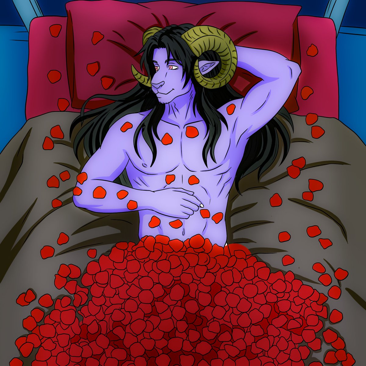 Got this piece of my OC Jordi from the wonderful <a href="/ArtsBlume/">Blume Arts (Commissions Open)</a>