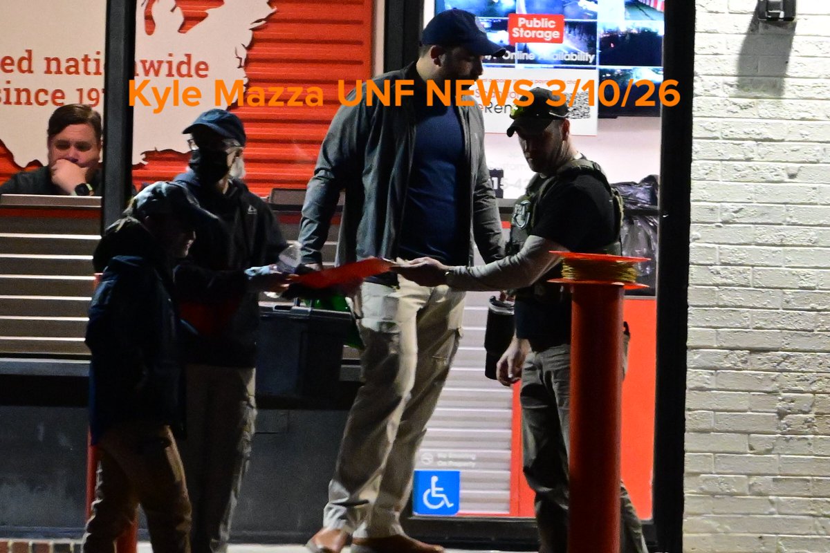 KyleMazzaWUNF's tweet photo. FBI agents bring out evidence from Public Storage in the early morning hours of March 10, 2026 following three controlled detonations on March 9, 2026 in Langhorne, Pennsylvania. FBI agents are combing through the storage facility for several hours in connection with the terrorist attack near Gracie Mansion in New York City. Emir Balat and Ibrahim Kayumi are accused of attempting to detonate two explosive devices in the vicinity of Gracie Mansion, and acted in support of ISIS, a designated foreign terrorist organization. Federal investigators in Langhorne, P.a. are actively executing the search warrant and gathering evidence. Three controlled detonations took place on Monday evening which resulted in a loud explosion each time.