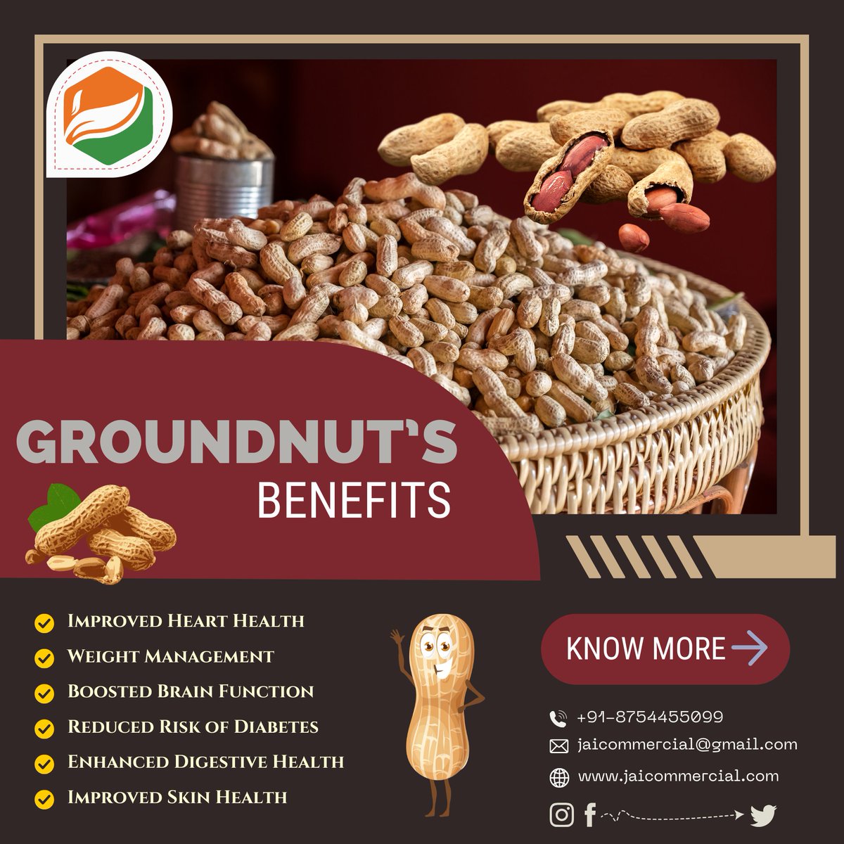 JaiCommercial's tweet photo. #groundnuts #groundnutexporter #peanuts #peanutsexporter #groundnut #homemade #foodie #agriculture #organic #organicfood #food #foodporn #foodblogger #healthy #love #india #homecooking #healthyfood #indianfood #yummy #chikki https://t.co/ZdzIy4hsaD