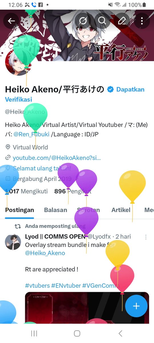 Heiko Akeno/平行あけの tweet media