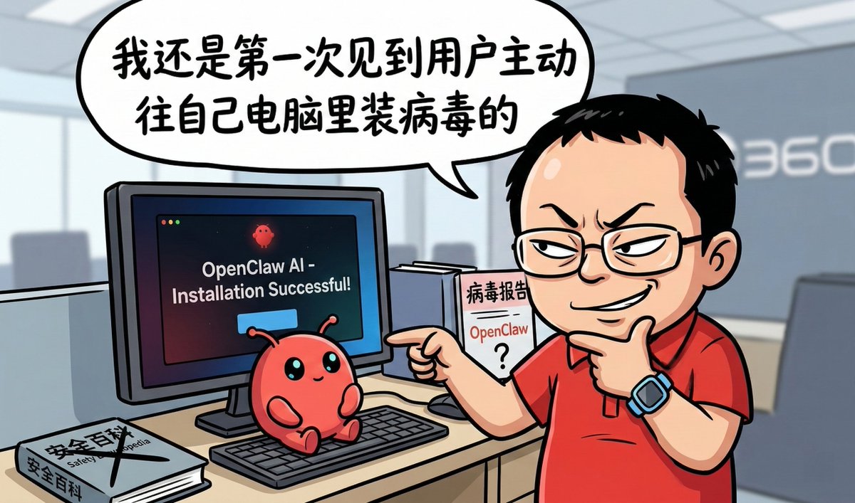 周鸿祎：我还是第一次见用户主动往自己电脑里装病毒的