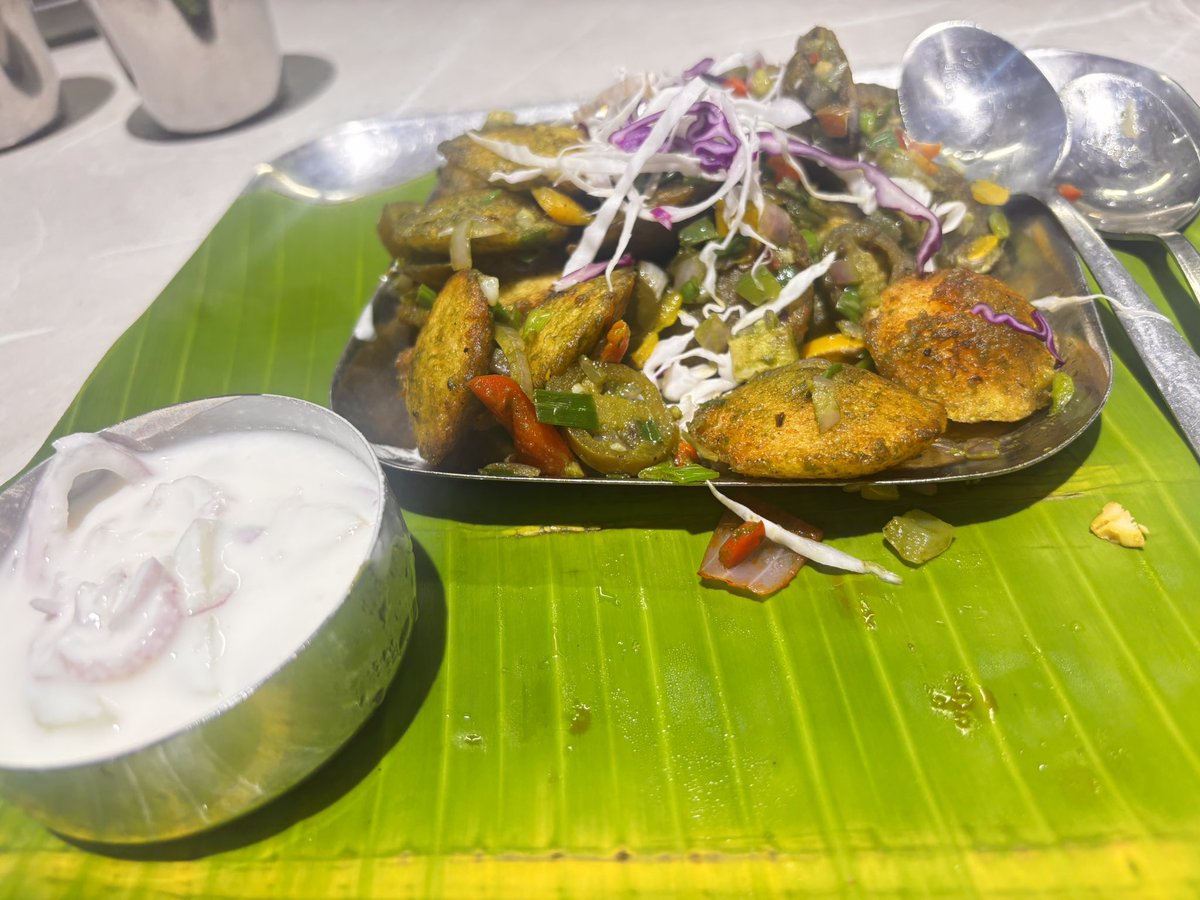 Aurelia_Leo5's tweet photo. A Written Apology to Chennai

I love talking to people who travel. And I have been told people enjoy those conversations with me too… something I carry as a small badge of pride. When travellers talk passionately about a place, they do not just talk about destinations… they talk about people, food, culture, language, customs… basically life.

Coz of all those conversations, I have always respected Chennai a lot. The temples, the people, the traditions. There is something about this city where the air itself feels like a mix of sea breeze, temple bells and strong coffee.

Now you must be wondering… where does the apology come in?

The food.

In all my earlier visits, Chennai and I had a bit of a complicated relationship when it came to food. I just never had those “wow” experiences everyone spoke about.

But this time… Chennai decided to put on a full theatrical show. Maybe it took my earlier opinion to its pride… and the rest is history. 🥰

Every dish I ordered arrived like it had its own dramatic entry… almost like an old Tamil song playing in the background telling me:

“Give me one more chance…”

It started with Thenga Paal Congee (Coconut Milk Porridge). Smooth, comforting and quietly brilliant. I am a huge lover of food with slightly more salt than necessary… and this was exactly how it was made.

Then came Kavuni Arisi Pongal and Mapillai Samba Arisi Pongal with crispy Vadai, and suddenly I am sitting there wondering why no one warned me this could be this good.

Next was Idly Kadappa… and I genuinely paused for a moment thinking,
“Where has this been all my life?”

But the real character arc in this story was the Jalapeño Coriander Idly from Geetham.

When I first read it on the menu my immediate reaction was:
“What kind of nonsense is this… jalapeño in an idly?”

One bite later…

“Okay… who came up with this crazy combination and why is it working so well?” 😂 

And finally… the hero of this entire story, coffee. ❣️

Special mention to the coffee from Upavihar. For a coffee lover like me, every cup felt like it was made exactly for my mood. Perfect strength, perfect sugar, rich milk… just flawless.

So yes… this is my apology.

Chennai, I judged you too early.

You stole my heart again… 🥹 but this time not with your beaches… with your glam food and your coffee.

And trust me, I am going to be telling this story to a lot of people on my travels.

Coz this trip? Absolute masterpiece 🙌🏼❣️

PS: I realise I never mentioned that I had my cousins with me… so all that food was shared, FYI 😬