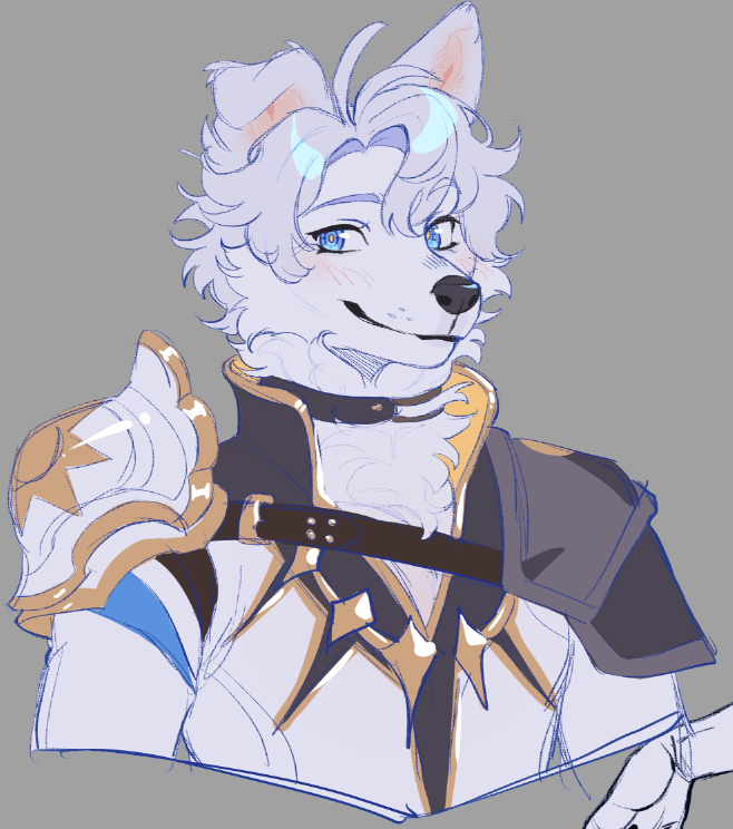Since its pretty late i wanted to take a little brake from today's commis to draw phainon furry :3 <3