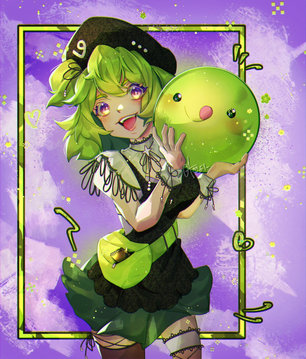 My submission for #GenieDTIYS ! I absolutely love her design — it’s so adorable!  Thank you for hosting such a fun challenge <a href="/_VGen_/">VGen ✨ comms made easy</a>