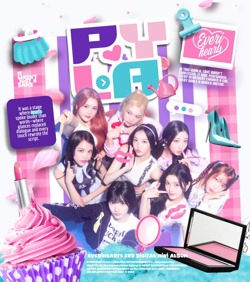 ㅤ
ㅤ
𝗘𝗩𝗘𝗥𝗶𝗛𝗘𝗔𝗥𝗧𝗦 3rd Mini Album
[ ▸ ]ㅤ...ㅤ𝐇𝐄𝐀𝐑𝐓𝐏𝐋𝐀𝐘ㅤ 𓂃◞ ♬

We keep choosing each other.
𐔌ㅤㅤ    #EVERiHEARTS   ㅤㅤ੭
⏔⏔⏔⏔⏔⏔  ‧ ‧  ♡  ‧ ‧  ⏔⏔⏔⏔⏔⏔
️️
️️