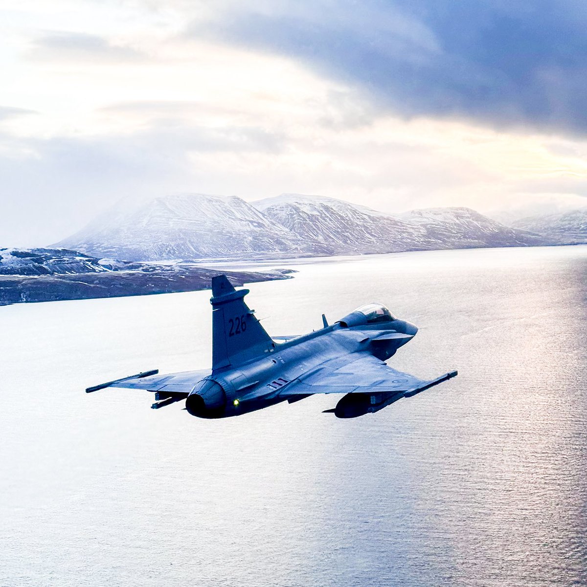 GripenNews's tweet image. 🇸🇪 #Arctic fighter.

Swedish Air Force JAS 39 #Gripen C - deployment to #Iceland and #NATO Air Policing.

 📷Flygvapnet #ArcticSentry