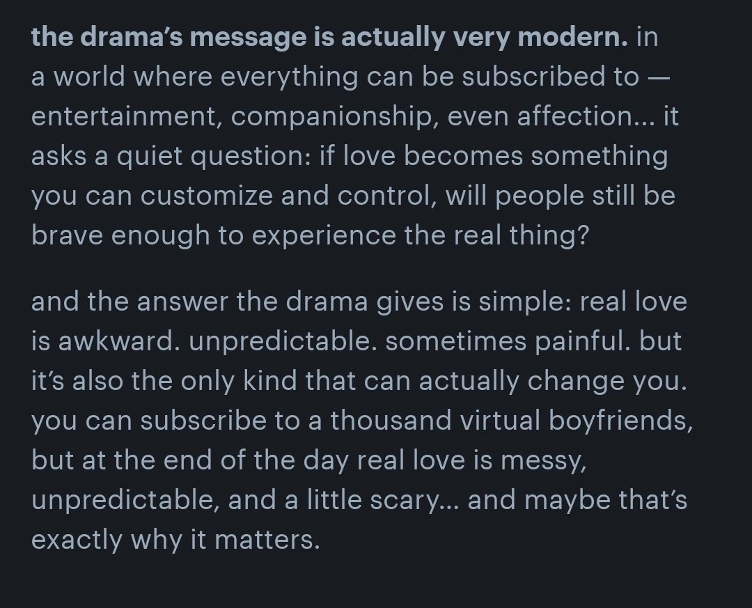 actressooyaaa's tweet photo. my favorite part in my boyfriend on demand review ❤️‍🩹 #BoyfriendOnDemand https://t.co/0NwznCjSzX