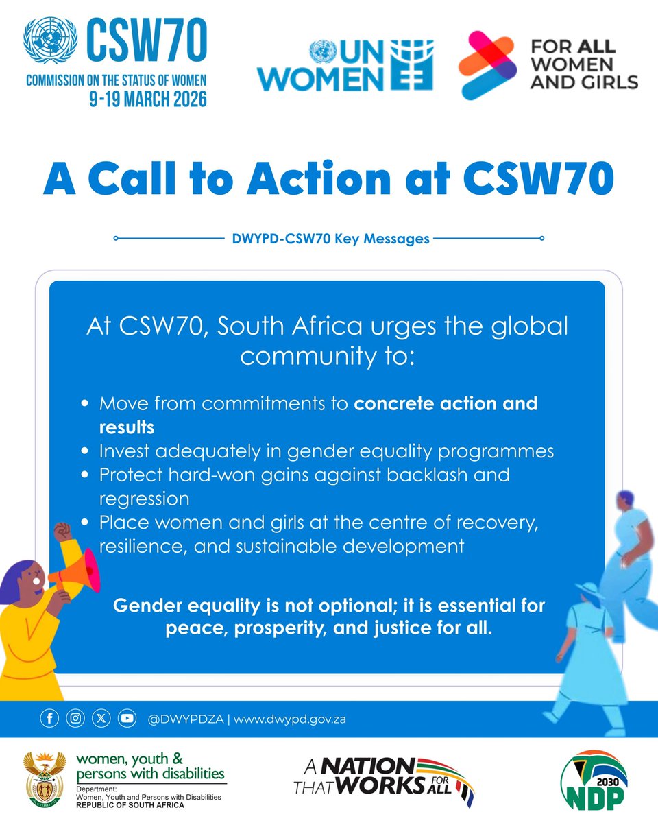 Dept of Women, Youth & Persons with Disabilities tweet media