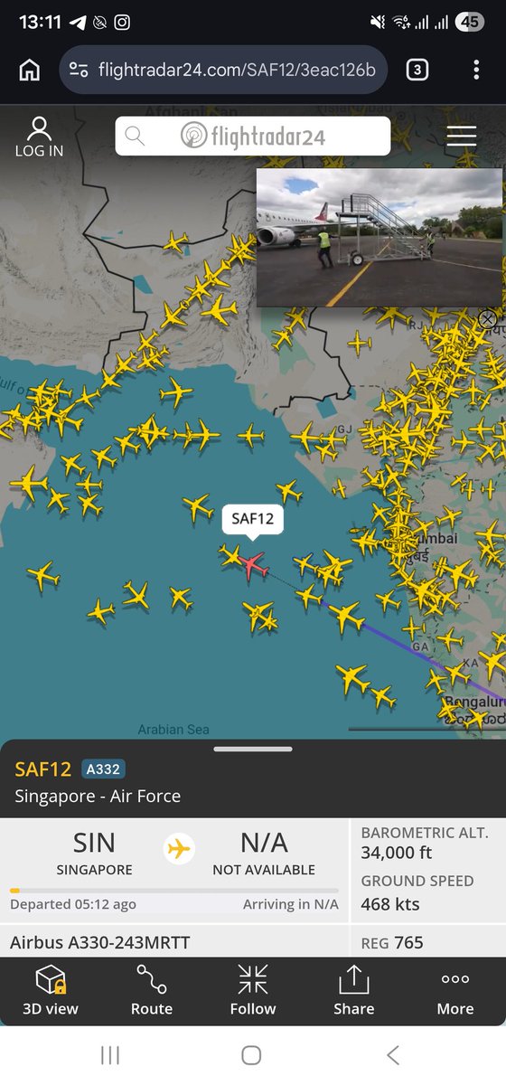 nigel_loke's tweet photo. Respect to the @TheRSAF crew for executing this risky but important mission. Come back home safe! https://t.co/6jkoQutGka