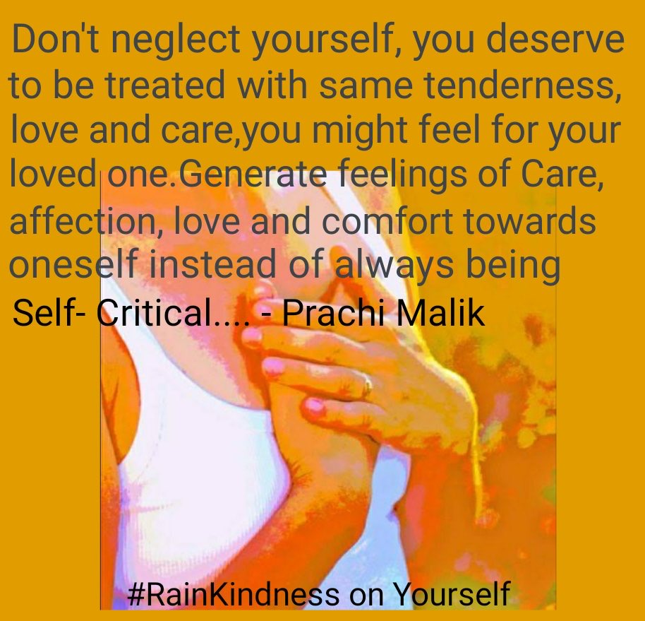 PrachiMalik's tweet image. You are worthy of your own time and attention!
#SelfCompassion
#SelfCare
#SelfLove
#YouMatter
#TuesdayThoughts
#JoyTrain
#RainKindness on yourself!
❤️🤗❤️🤗❤️🤗❤️🤗❤️🤗