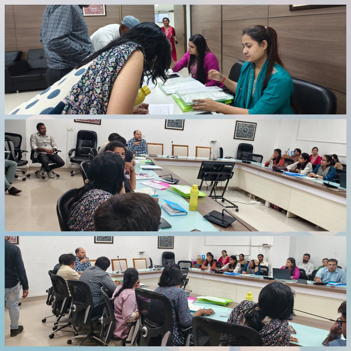 On 24/02/2026,under the capacity building of Ayushman Bharat Digital Mission and PMJAY Gandhinagar, training was organized with the first batch of officers/employees of 9 different cadres of health departments of 11 districts under the guidance of CoH, Rural &amp; MD NHM Gujarat