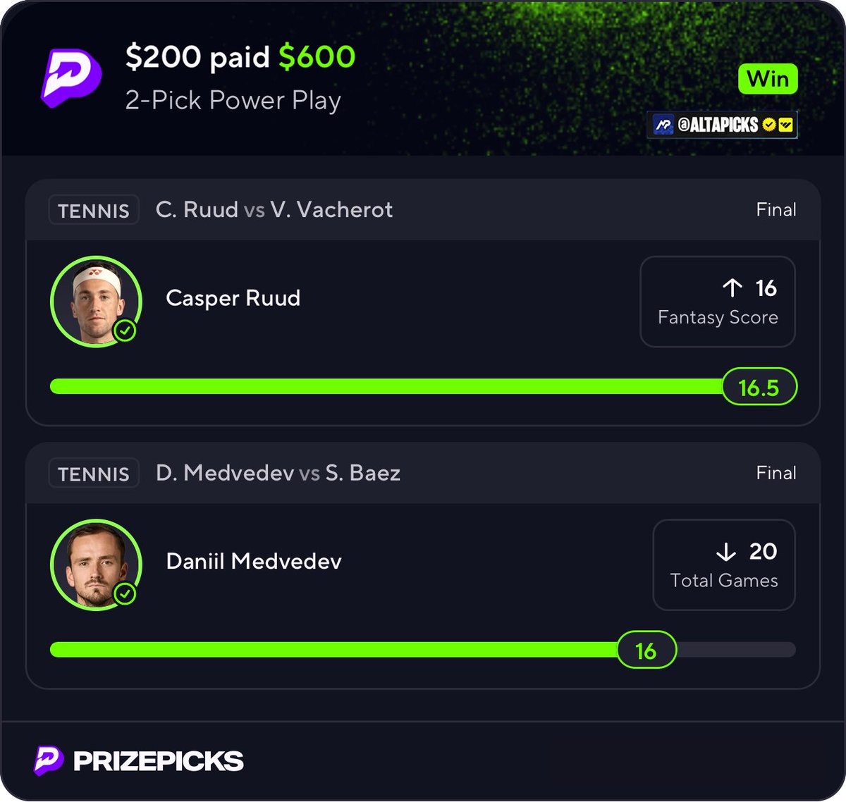 Alta Picks tweet media