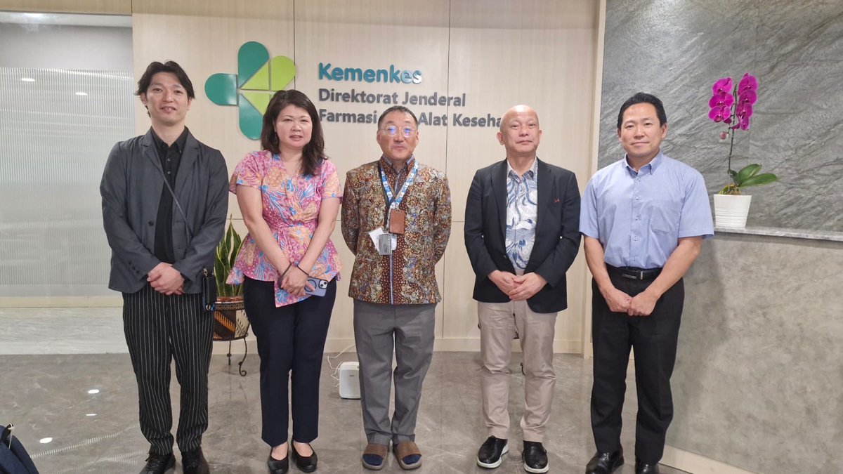 KBIC_kobe's tweet image. ジャカルタ訪問報告・続編
インドネシア保健省 医薬品・医療機器総局（#Kemenkes ）@KemenkesRI を訪問し、同省の日本の厚生労働省から派遣されているJICA専門家の方と意見交換を行いました。
これまでの #KBIC
