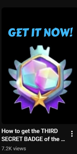 Arouind 30k Viewes on my shorts for the 3rd Chaos badge wow, This is a record, super thankful for this and I personally loved finding these secret badges hopefully theres more of these "Scavanger" events in the future.

Also shoutout to <a href="/Dcmat/">Dcmat</a> and his community!!