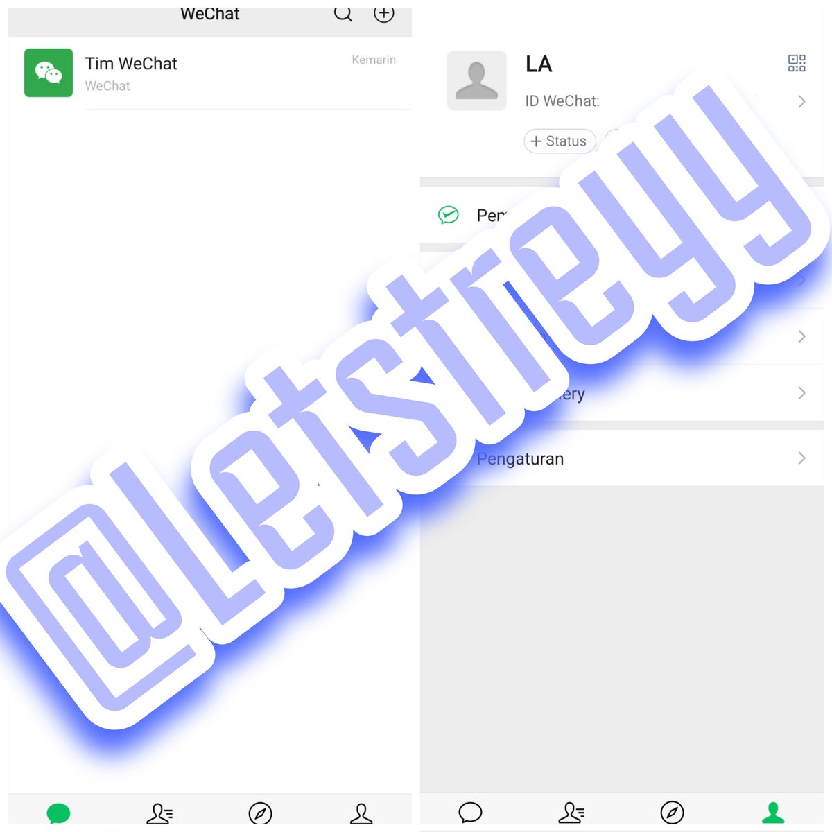 Leoni | Scan We chat & Weibo tweet media