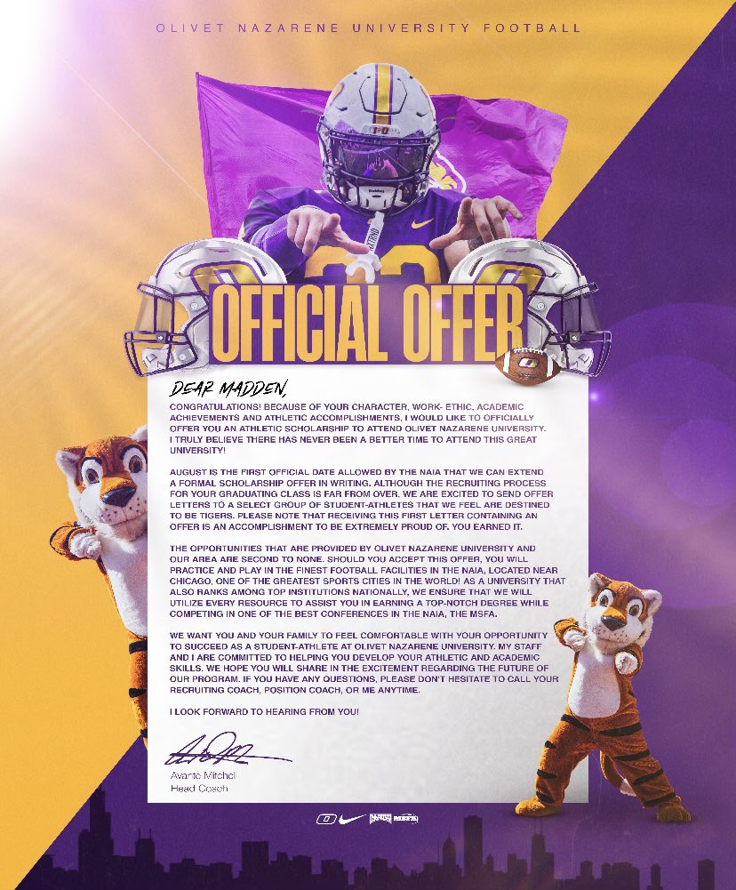 hammahmadz's tweet photo. Blessed to receive a scholarship offer from Olivet Nazarene University! Mahalo @coachamitchell1 &amp; @Coach_DGilbert! 🤙🏽 https://t.co/FhdjTP8iZt