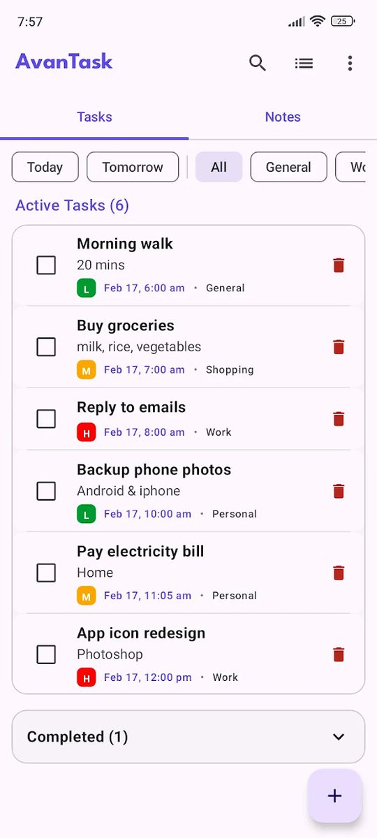 himanikandan's tweet image. Simple offline To-Do &amp;amp; Notes app for Android.

No login
No ads
No internet permission
All data stored locally.
play.google.com/store/apps/det… 
#AndroidApp #Productivity #AvanTask