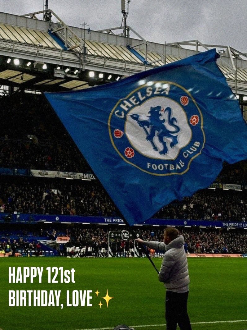 cfcedithh's tweet photo. I don’t think I’ll ever be able to love a guy the way I love this Club, Happy birthday amore mio @ChelseaFC 💙✨ https://t.co/CdSedj0TeJ