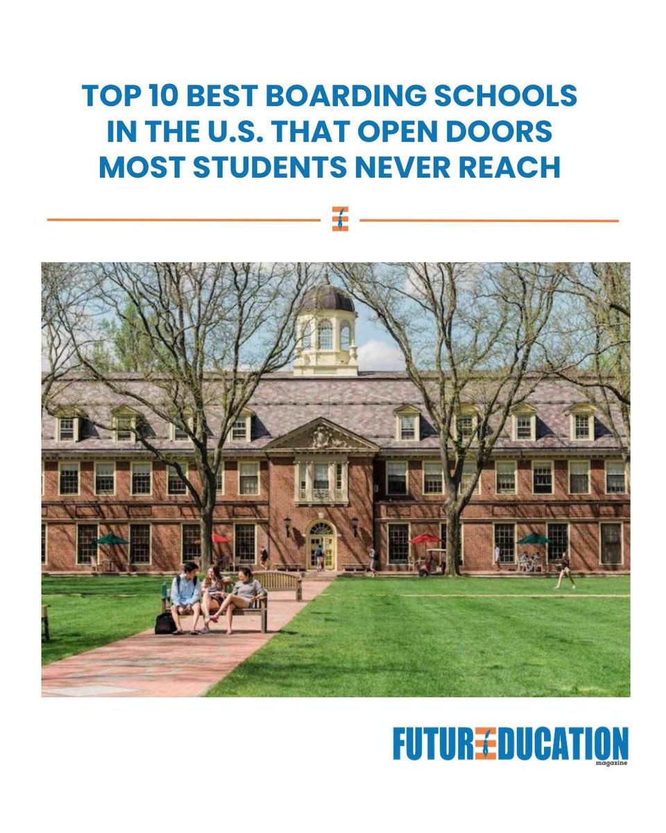 futureedumagz's tweet image. Top U.S. boarding schools are more accessible than many think. Schools like Phillips Exeter Academy &amp;amp; St. Paul’s School meet 100% of demonstrated financial need, opening doors to world-class education

Read more: futureeducationmagazine.com/best-boarding.…

#BoardingSchools #FinancialAid #StudyInUSA
