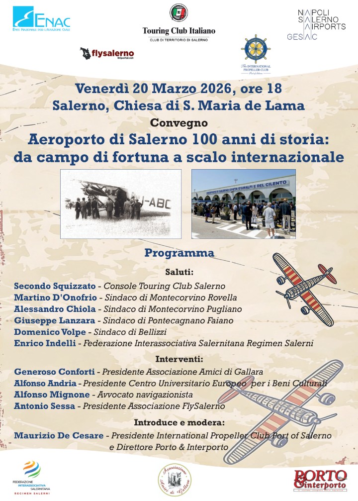 alfonsomignone's tweet photo. @TouringClub @flysalerno @EnacGov @PInterporto @propellerSA https://t.co/vGeH4ce78m