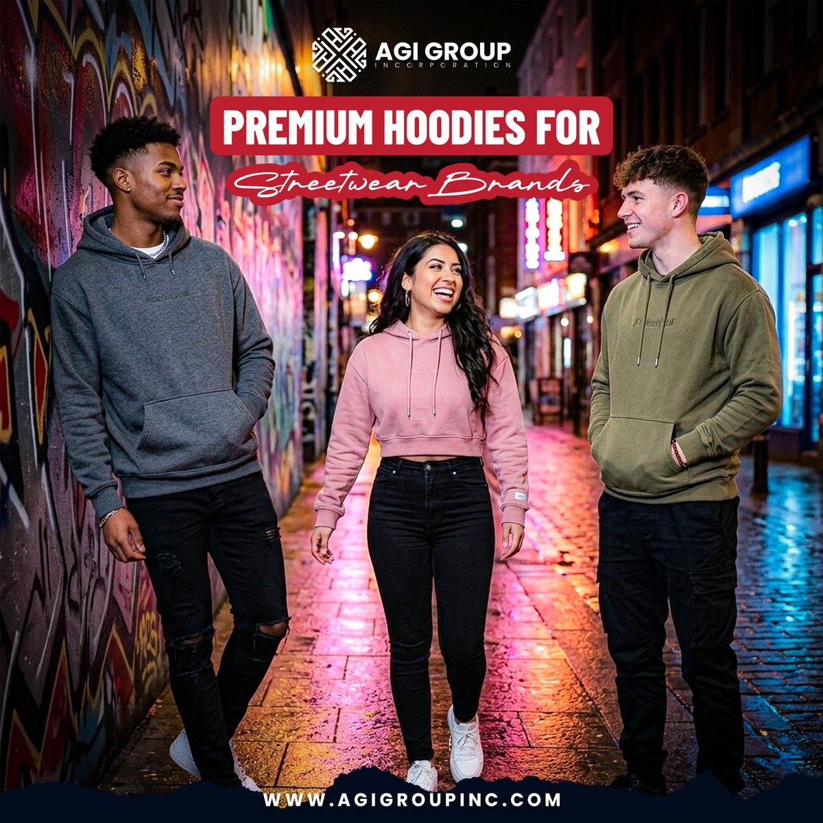 agigroupinc's tweet photo. From minimalist to graphic-heavy designs, we manufacture premium hoodies for streetwear labels worldwide. Built for comfort and brand identity. 🔥

#StreetwearManufacturer #HoodieProduction #BulkClothing #AGIGroup #CustomApparel https://t.co/IctvPtbI2u