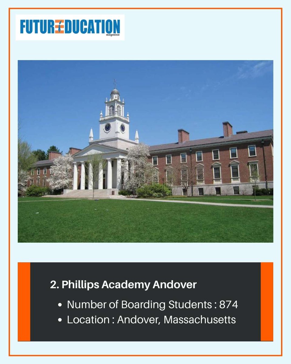 futureedumagz's tweet image. Top U.S. boarding schools are more accessible than many think. Schools like Phillips Exeter Academy &amp;amp; St. Paul’s School meet 100% of demonstrated financial need, opening doors to world-class education

Read more: futureeducationmagazine.com/best-boarding.…

#BoardingSchools #FinancialAid #StudyInUSA