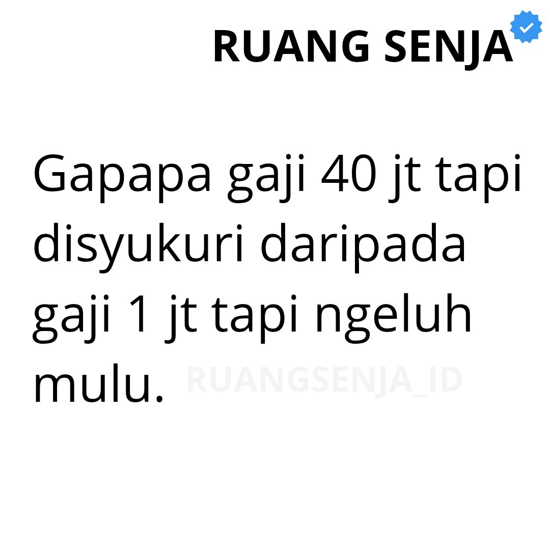 RuangSenja_id's tweet photo. jangan lupa bersyukur 🤭 https://t.co/YnMj18MQZe
