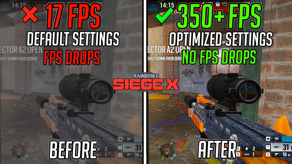 TechieSavi's tweet image. Rainbow 6 Siege X - Best PC Settings to BOOST FPS, Fix Lags &amp;amp; Stutter on ANY PC✅📈
Link: youtu.be/Exs31t8t0ts?si…

#rainbow6seige #r6seige #r6seigex #rainbowsixseige #r6xfpsboost #pcoptimize #lowendpc #optimization #pcgaming #gaming #fpsboost #pcgaming