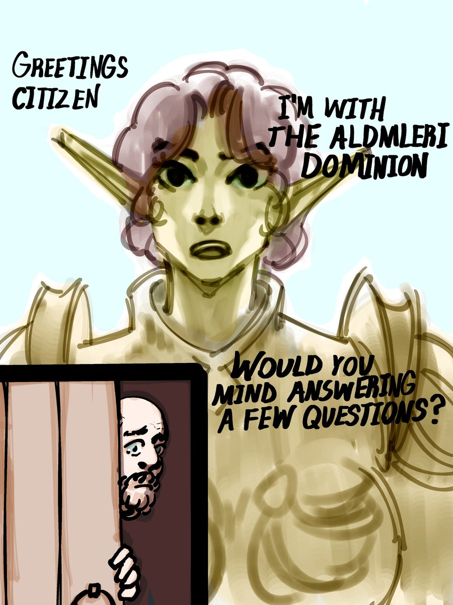 Swans_Gone's tweet photo. Altmer antics #1 (thread) https://t.co/9VpxqUfPBu