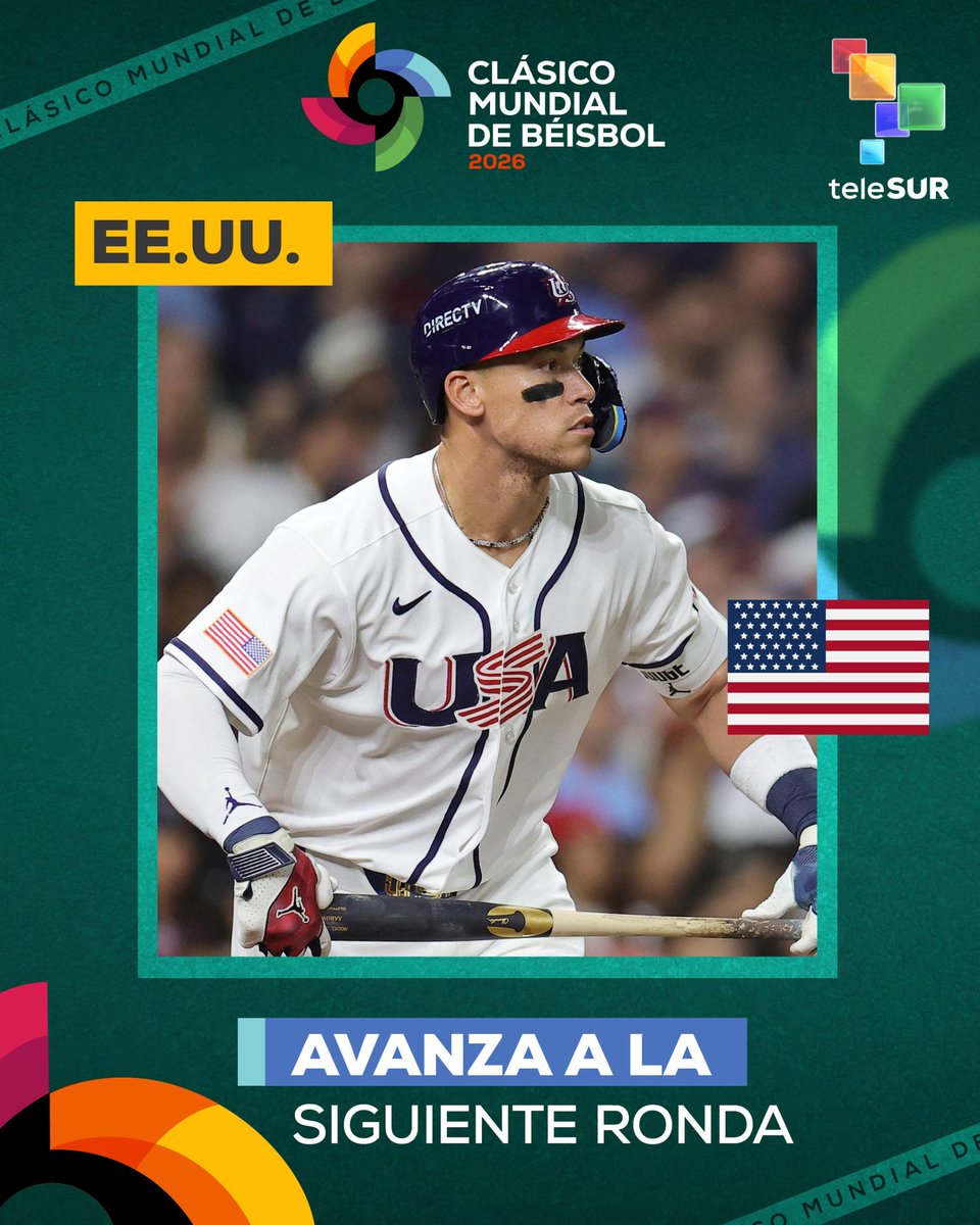 🇲🇽México terminó cayendo 3-5  ante Estados Unidos en el Clásico Mundial de Béisbol, en un encuentro en el que un rally de 5 anotaciones encaminó el triunfo de los norteamericanos, aunque los mexicanos dieron la batalla para revertir el marcador pero al final no lo lograron. 🇺🇸⚾️