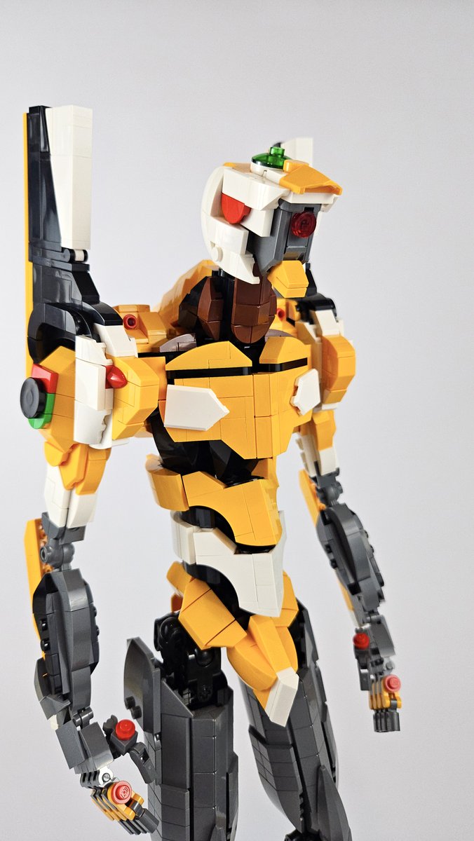 MintSodaBricks's tweet photo. Lego Eva Unit 00 MOC 50cm ver. #LEGO #evangelion #moc #レゴ #エヴァンゲリオン #EVA #EVA30 https://t.co/khcuZWsubW