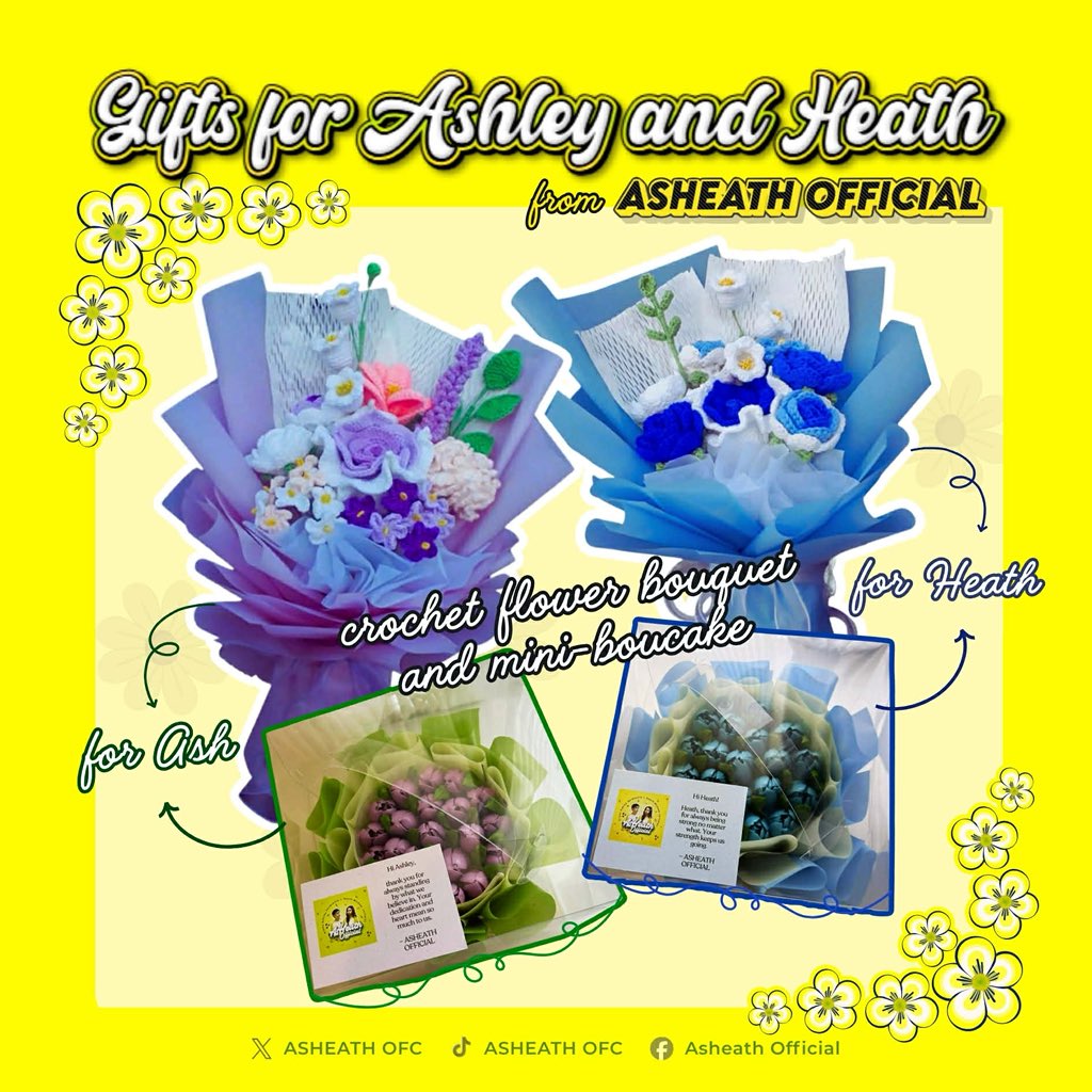 ASHHEARTSSSS's tweet photo. 𝐀 𝐋𝐢𝐭𝐭𝐥𝐞 𝐒𝐨𝐦𝐞𝐭𝐡𝐢𝐧𝐠 𝐟𝐨𝐫 𝐀𝐬𝐡𝐥𝐞𝐲 & 𝐇𝐞𝐚𝐭𝐡  💛🤟🏻

We prepared gifts for their event today! 🫶🏻 This is also to celebrate them being 3rd and 2nd placer 💝

A little late—sorry for the delay! Our admins have been super busy and ngayon lang po ang sabay silang magkasama sa event. 

A huge thank you to everyone who donated and helped make this possible. Every contribution you made had a big impact on making this gifts happen! 🫶🏻🙏🏻

We hope Ashley and Heath enjoy the gifts and feel all the love we’ve put into them. Here’s to celebrating more amazing moments together! 💛💚💙

#Asheath #AshEath