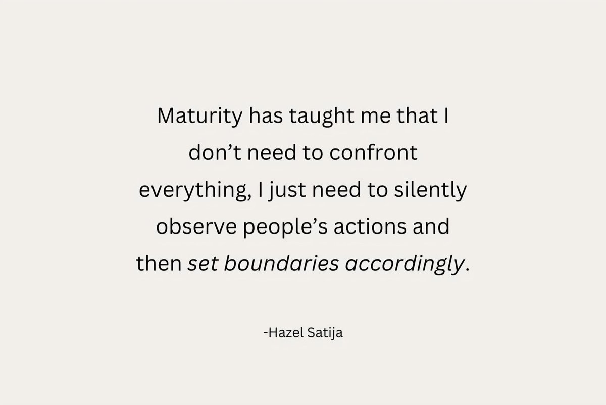 WTFC7's tweet photo. Growth teaches you to observe more, react less, and protect your peace with intention.
#Maturity #GrowthMindset #HealthyBoundaries #LifesLessons https://t.co/ubDJgQESeO