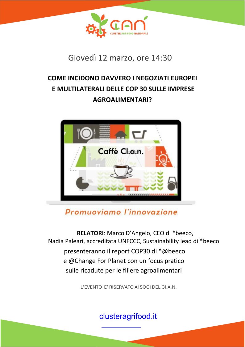 Cluster Agrifood tweet media